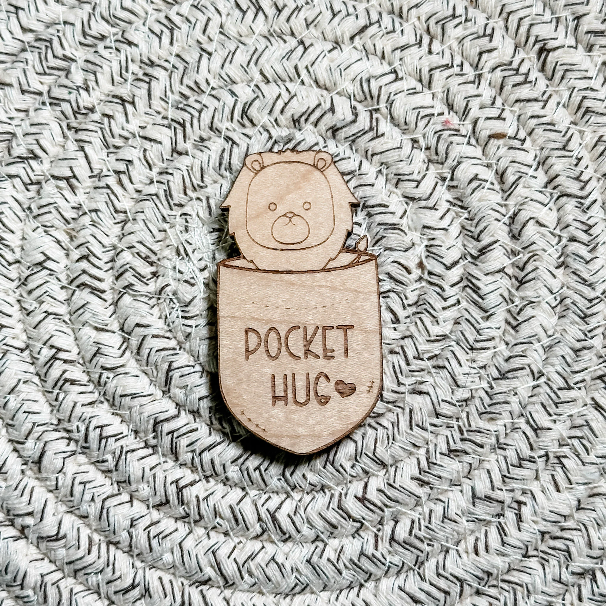 Animal Pocket Hugs • Wooden Tokens • For Family & Friends - Image 13