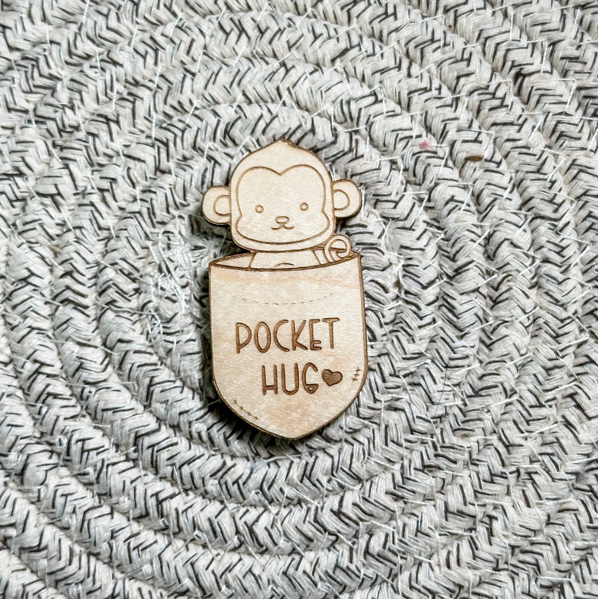Animal Pocket Hugs • Wooden Tokens • For Family & Friends - Image 14