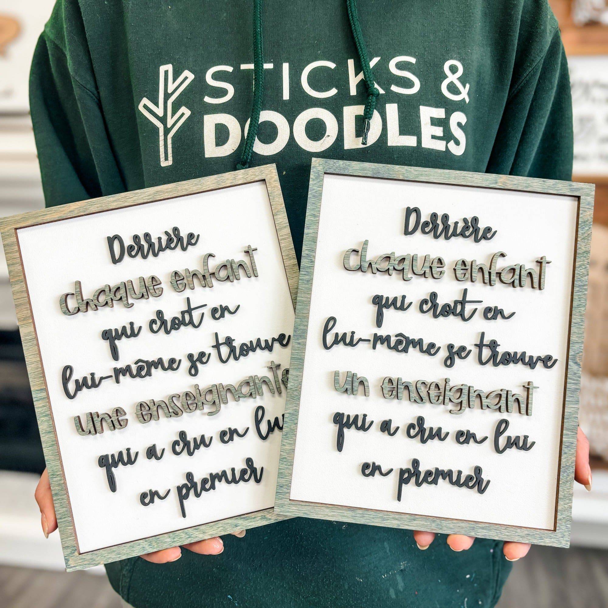 Behind Every Child • Wood Mini Sign • Gift for Teachers - Image 3