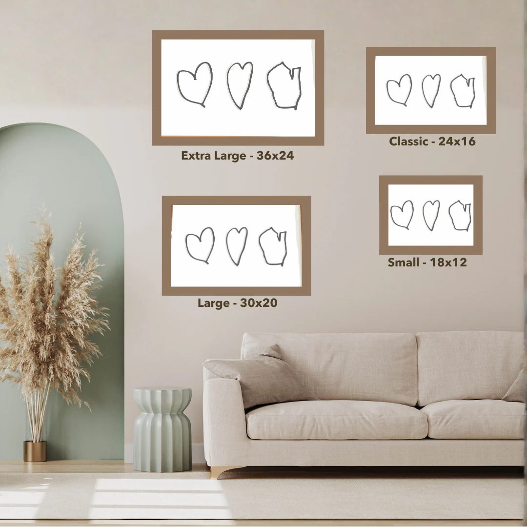 Heart Handwriting Artwork - Image 5