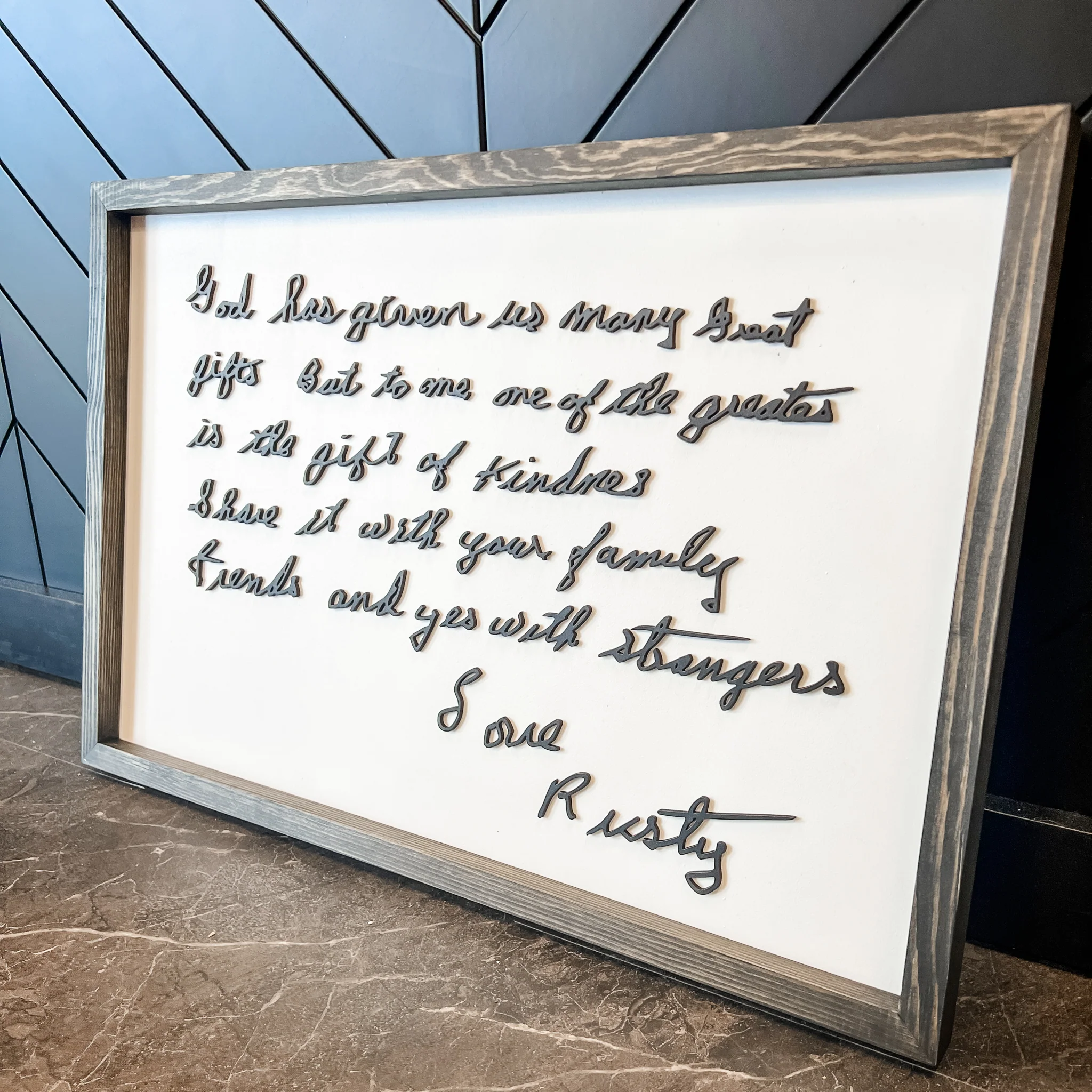 Handwriting Photo Artwork - Image 3