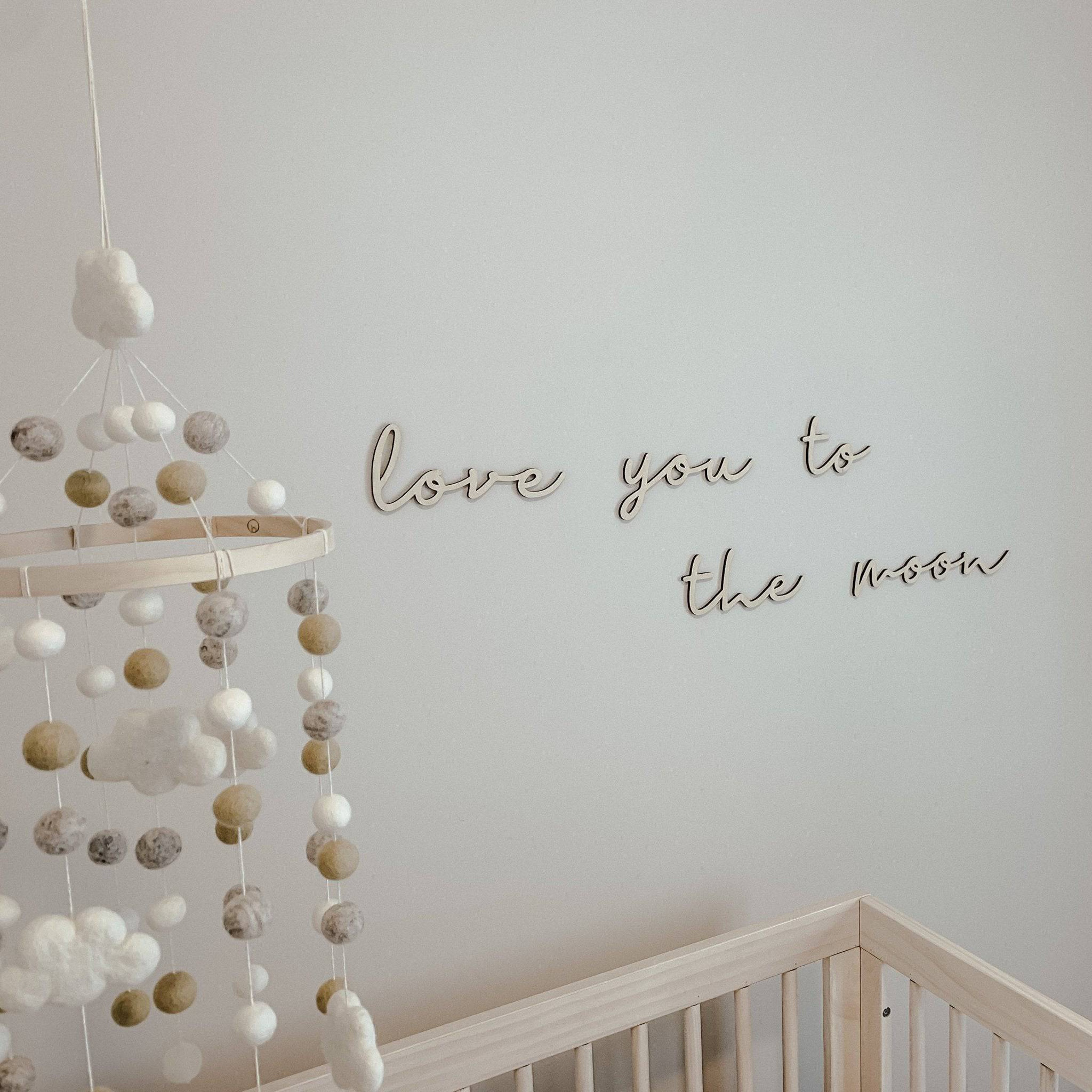 Custom Floating Wood Word Art Sign - Image 3