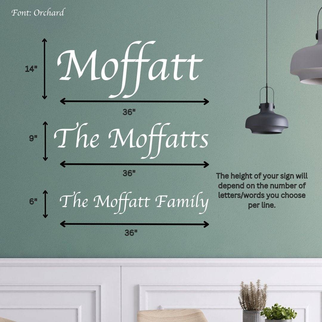 Custom Floating Wood Word Art Sign - Image 6