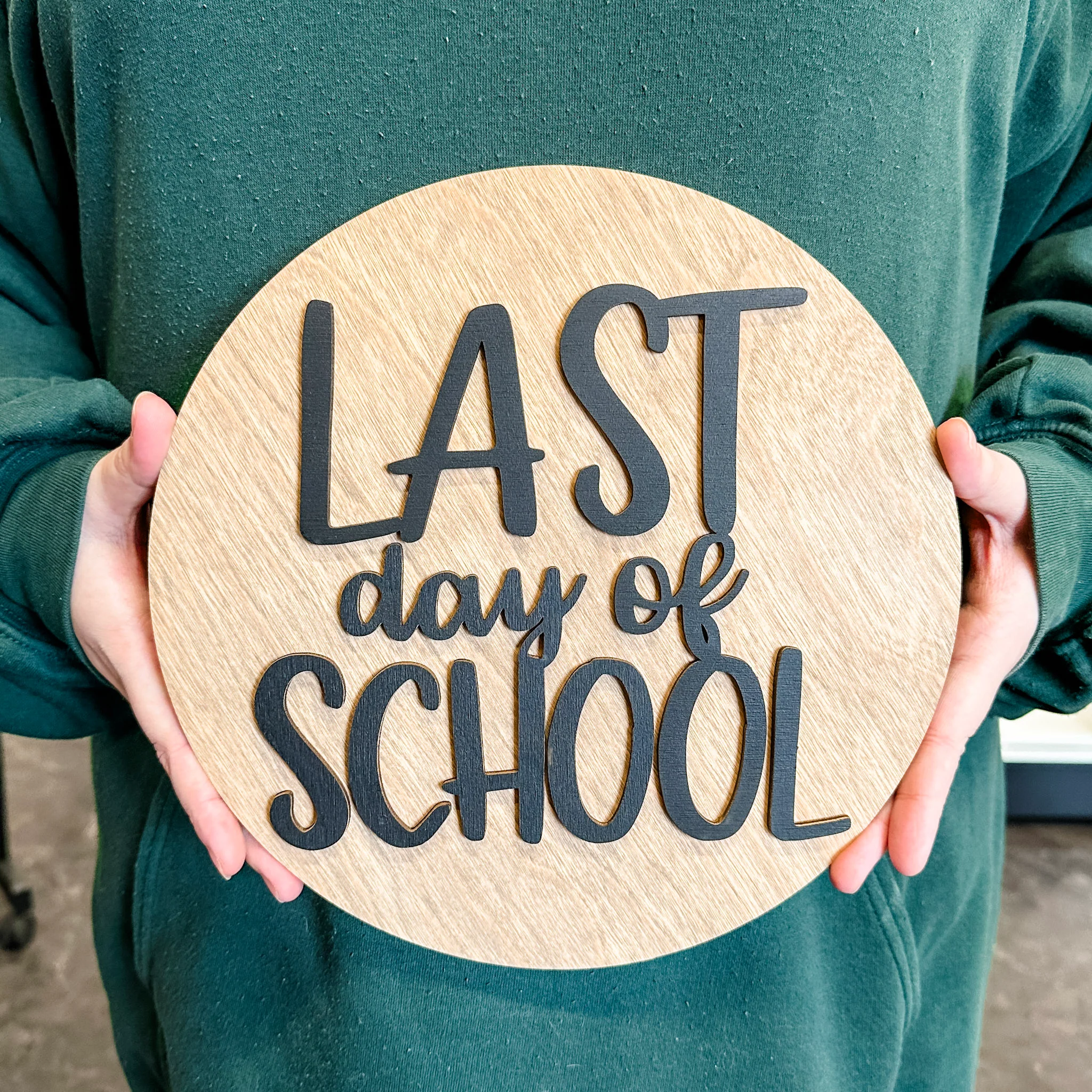 First & Last Day of School • Reversible Wooden Mini Sign • For Back to School & Year-End Memories - Image 4
