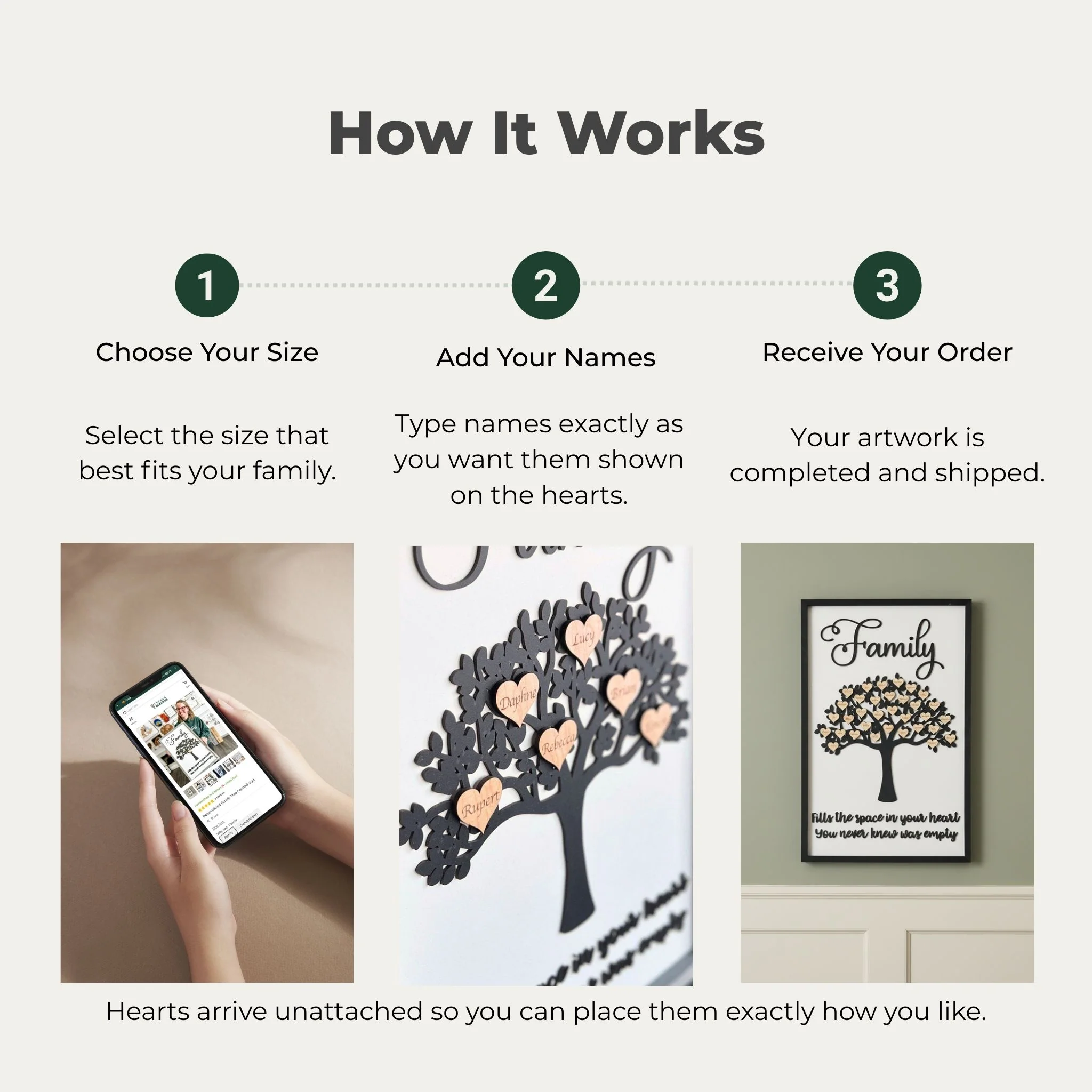 Personalized Family Tree Framed Sign - Image 5