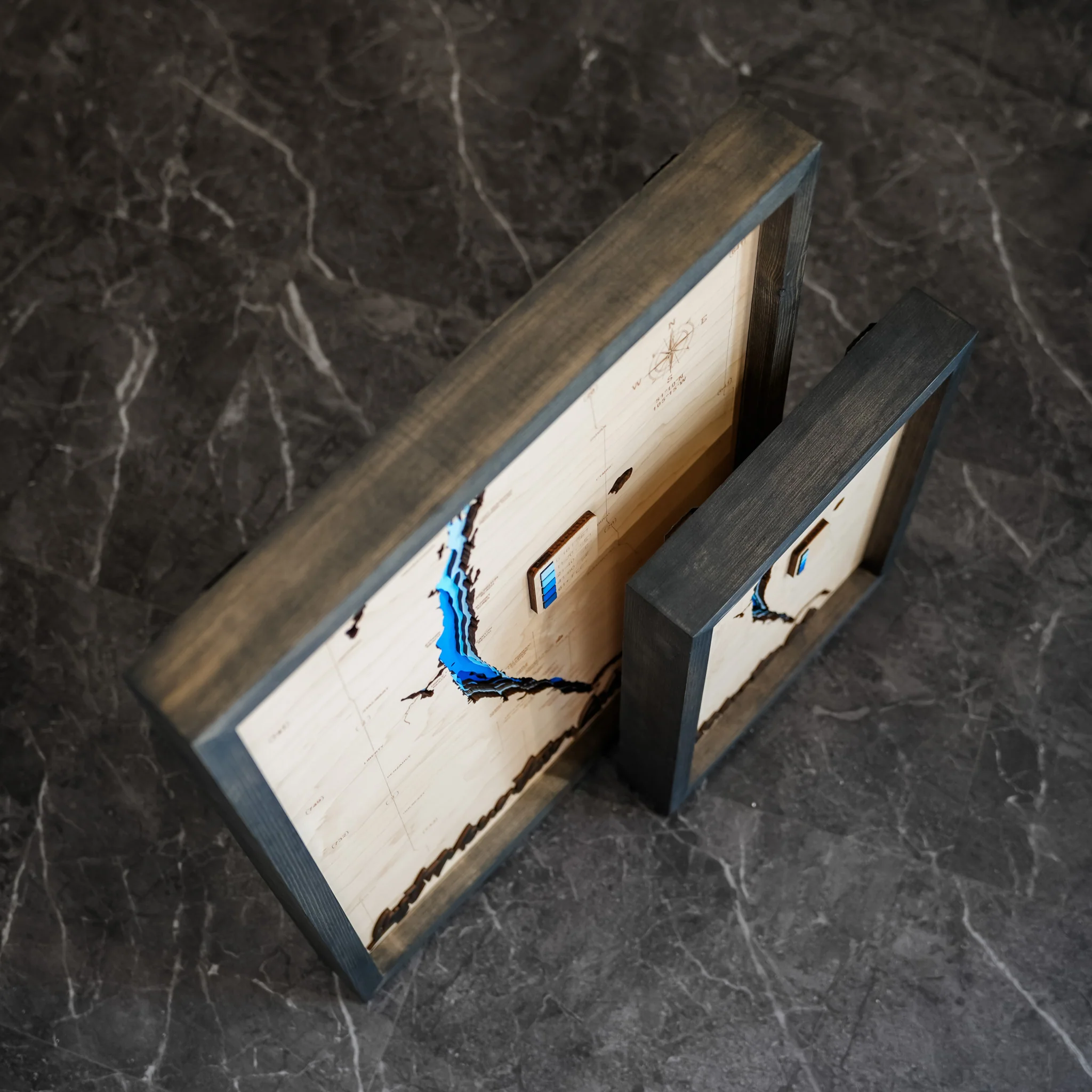 Last Mountain Lake 3D Wood Map - Image 7