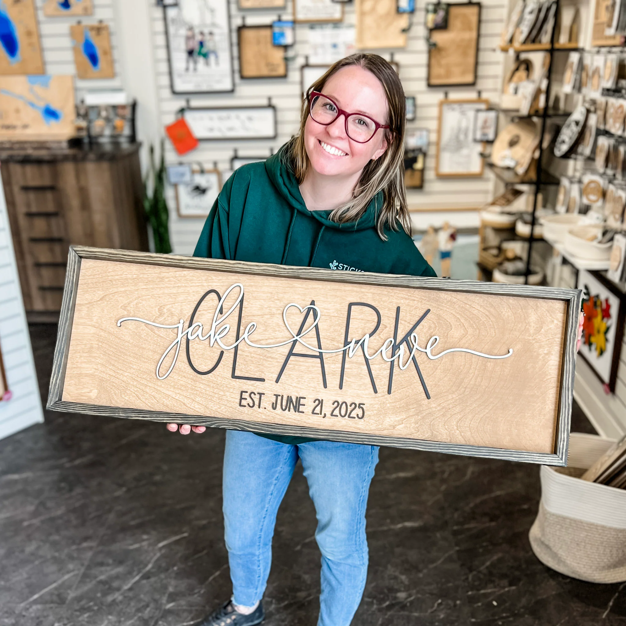 The Multilayer Framed Family Name Sign - Image 4