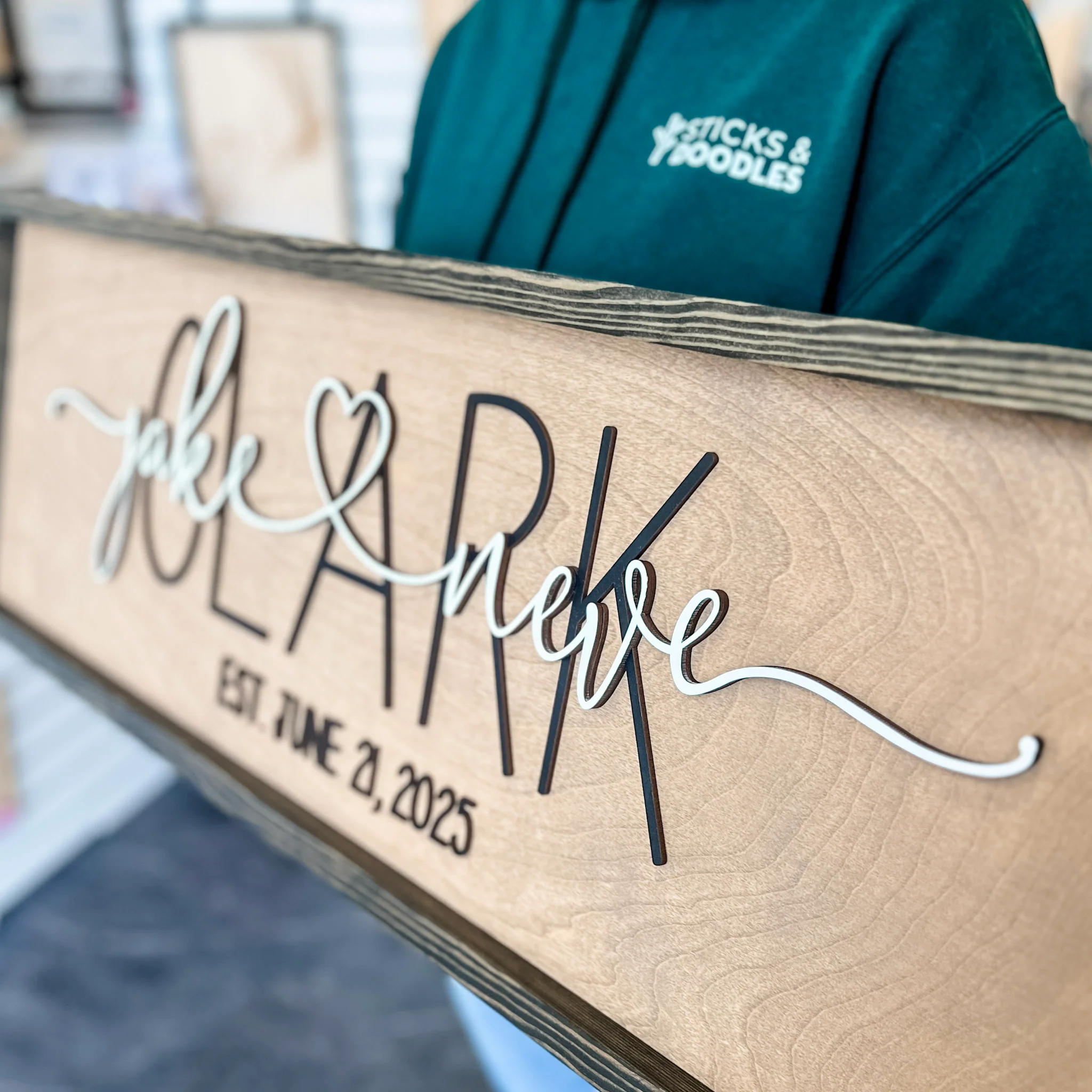 The Multilayer Framed Family Name Sign - Image 5