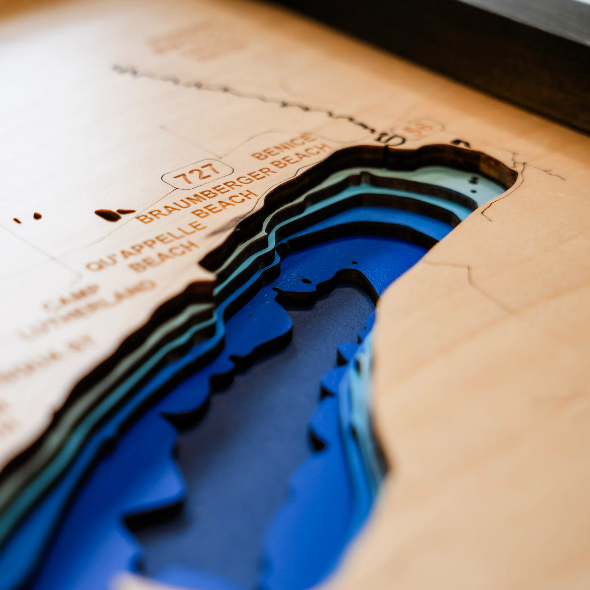 Pasqua Lake 3D Wood Map - Image 9