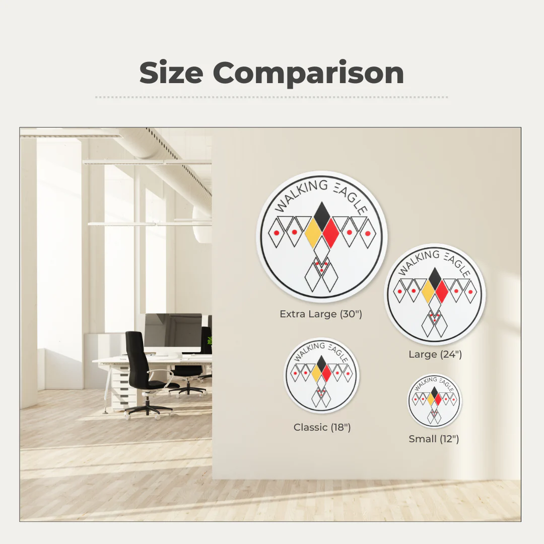 Custom Round Logo Sign - Image 10