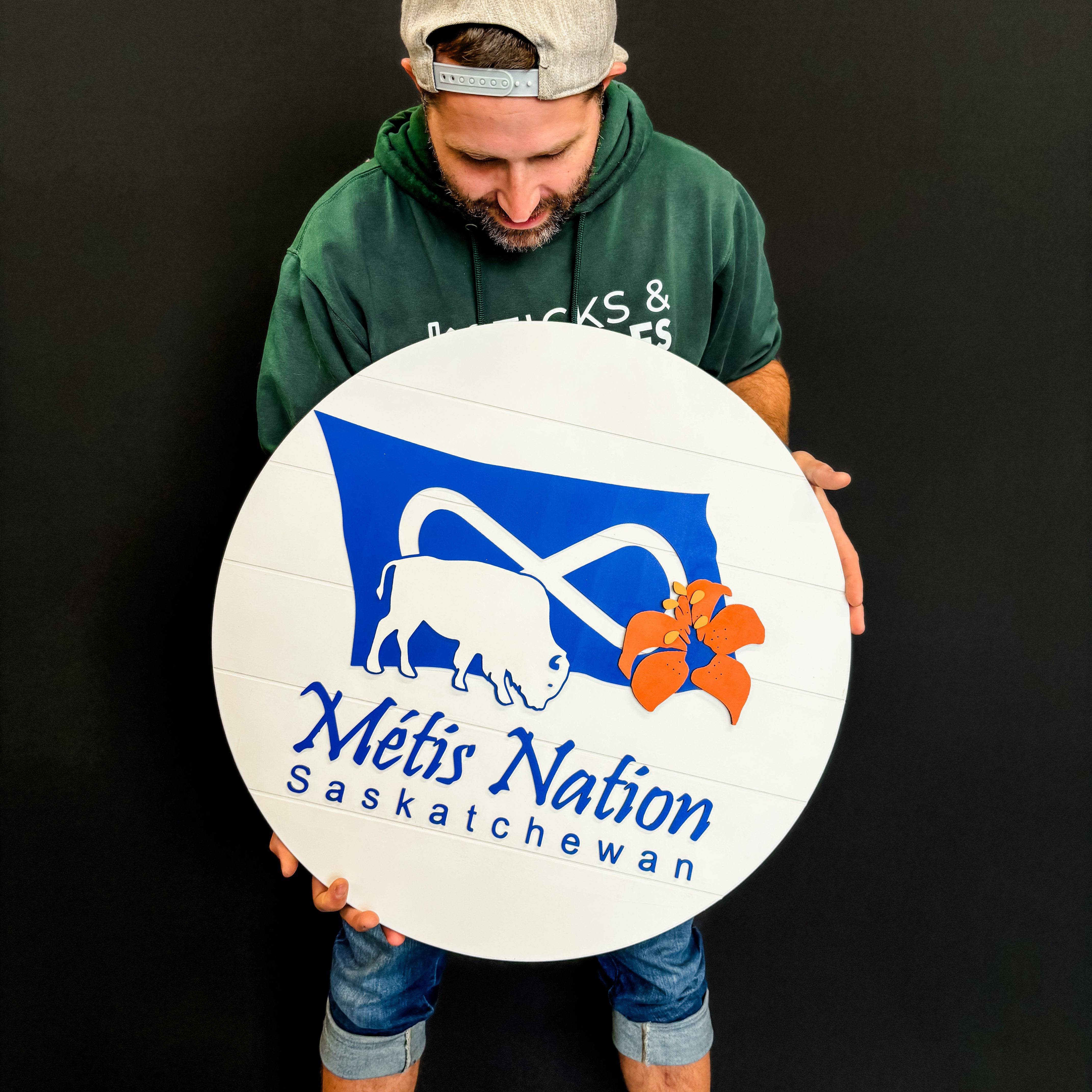 Custom Round Logo Sign - Image 6