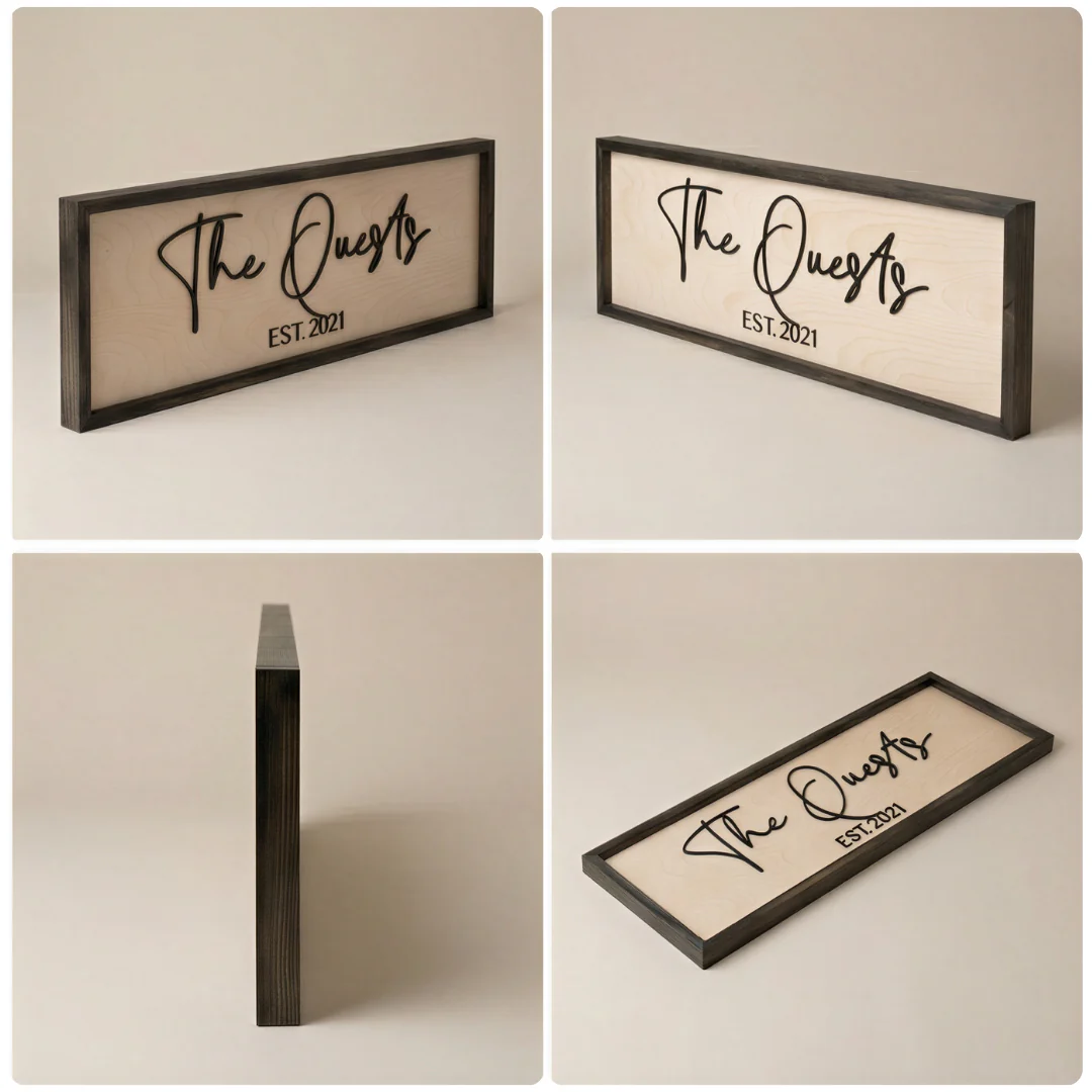 Legacy Framed Family Name Sign - Image 10