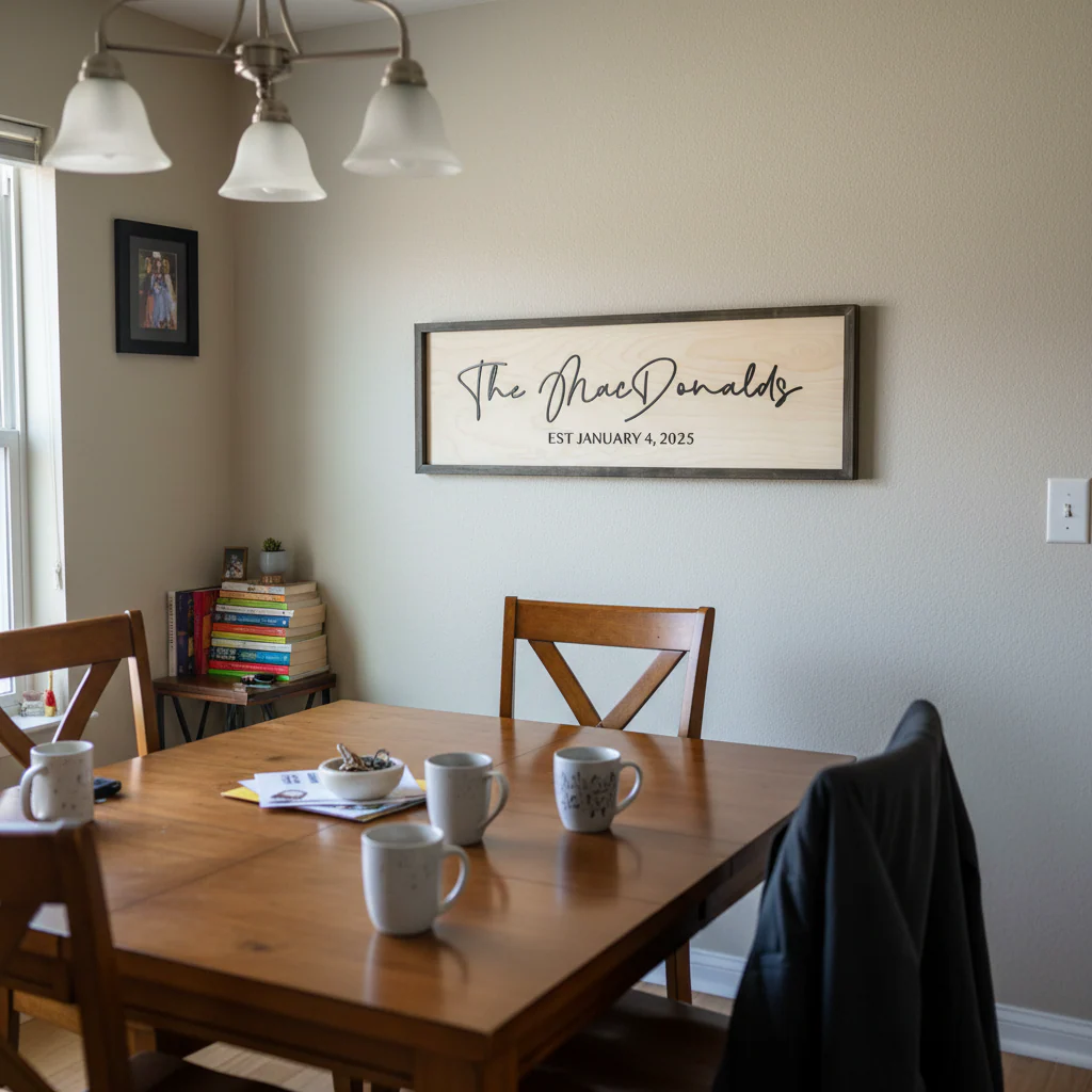 Legacy Framed Family Name Sign - Image 5