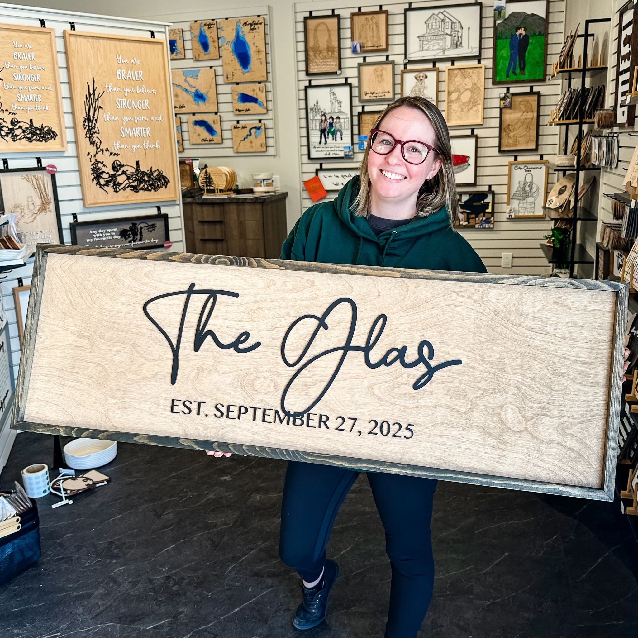 Legacy Framed Family Name Sign - Image 8