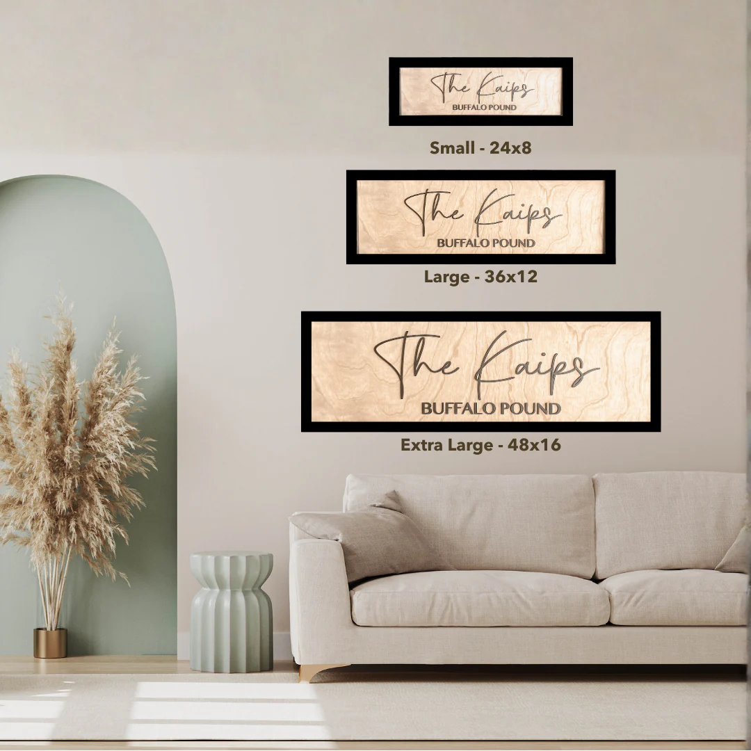 Legacy Framed Family Name Sign - Image 9