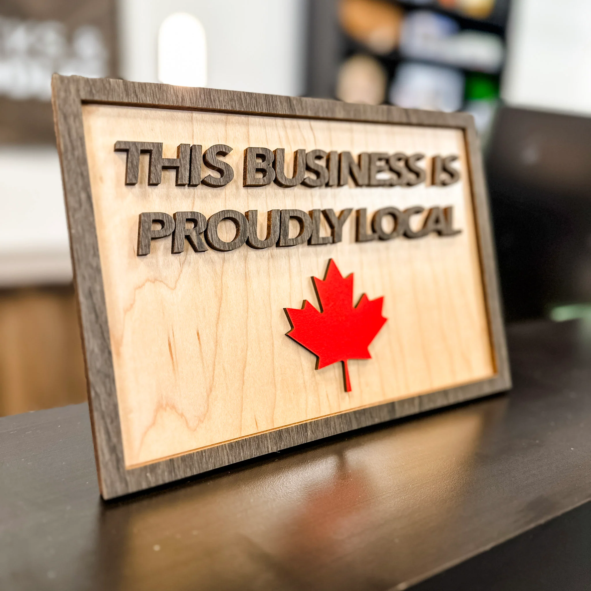 Support Local Business Desktop Sign - Image 3