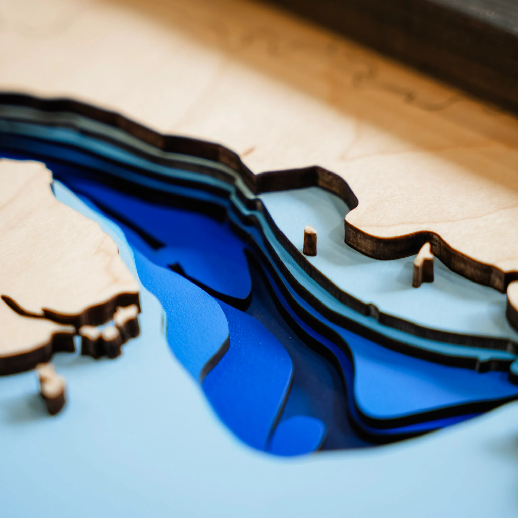 Tobin Lake 3D Wood Map - Image 7